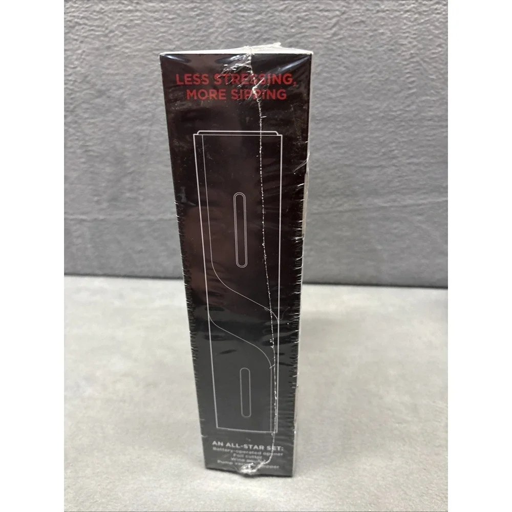 NEW Chefman Electric Wine Opener 4 Piece Gift Set Factory Sealed